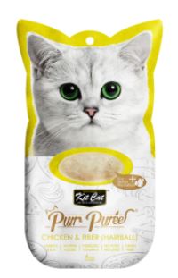 Kitcat呼嚕嚕肉泥- 雞肉、纖維素(化毛配方)
Purr purée -Chicken&Fiber(Hairball)