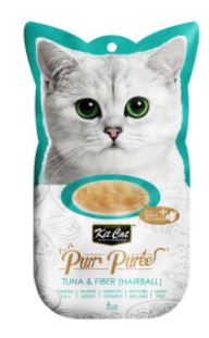Kitcat呼嚕嚕肉泥- 鮪魚、纖維素(化毛配方)
Purr purée -Tuna&Fiber(Hairball)
