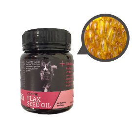 紐西蘭ProVida天然寵物亞麻籽油膠囊
Canine Flax Seed Oil Capsules