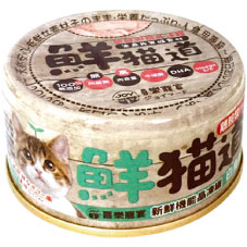 鮮貓道之新鮮機能晶凍罐-白身鮪魚+雞肉＋干貝