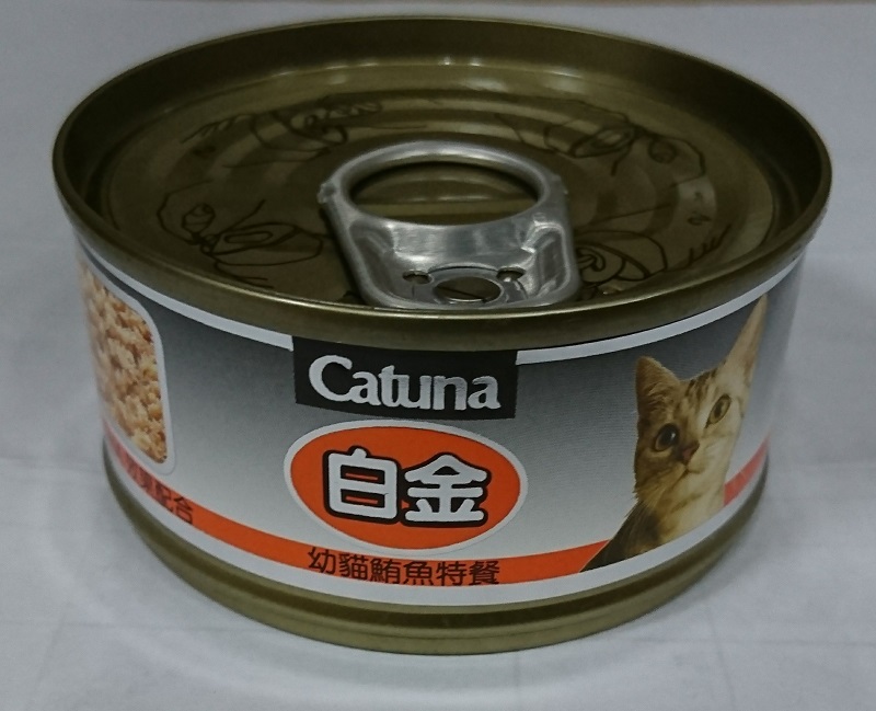 白金貓罐80克-幼貓鮪魚特餐
canned cat food