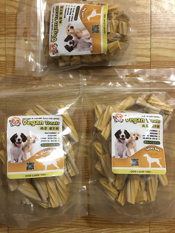 幸運犬 純素 潔牙棒 (鳳梨蔬菜風味+鈣)(2cm.5cm.8cm)
Lucky Dog Vegan Treats(Pineapple & Vegetable Flavor Plus Calcium)