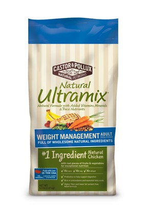 奇跡天然寵物食品-室內犬
Natural Ultramix Weight Management Adult Dog Food