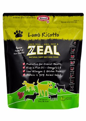 岦歐天然寵物犬糧-羊肉
ZEAL Lamb Risotto Dog Foods