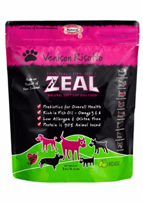 岦歐天然寵物犬糧-鹿肉
ZEAL Venison Risotto Dog Foods