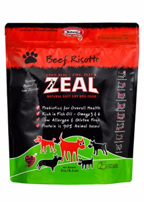 岦歐天然寵物犬糧-牛肉
ZEAL Beef Risotto Dog Foods