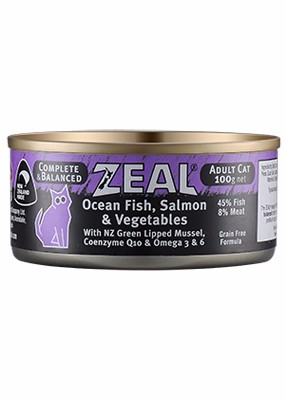 岦歐 無榖海魚鮮鮭(貓)主食餐罐
Grain Free Ocean Fish, Salmon & Vegetables Cat Food