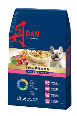 丹DAN 寵物食品成犬配方羊肉燕麥營養膳食
Dan Dog Food Adult Formula Lamb & Oat Nutritional Diet