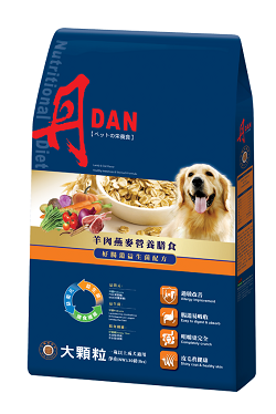 丹DAN 寵物食品成犬配方羊肉燕麥大顆粒營養膳食
Dan Dog Food Adult Formula Lamb & Oat Large kibble Nutritional Diet