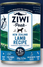 ZiwiPeak巔峰 92%鮮肉狗罐頭 -羊肉390g
ZiwiPeak Daily Dog Cuisine Lamb 390g Canned Petfood