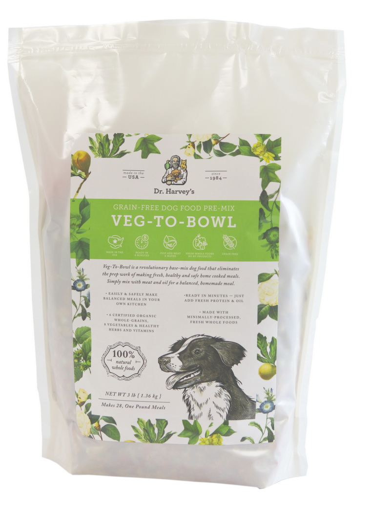 哈維高纖彩蔬犬鮮食1磅(LB)
Veg-To-Bowl 1 lb for Dogs Distributor