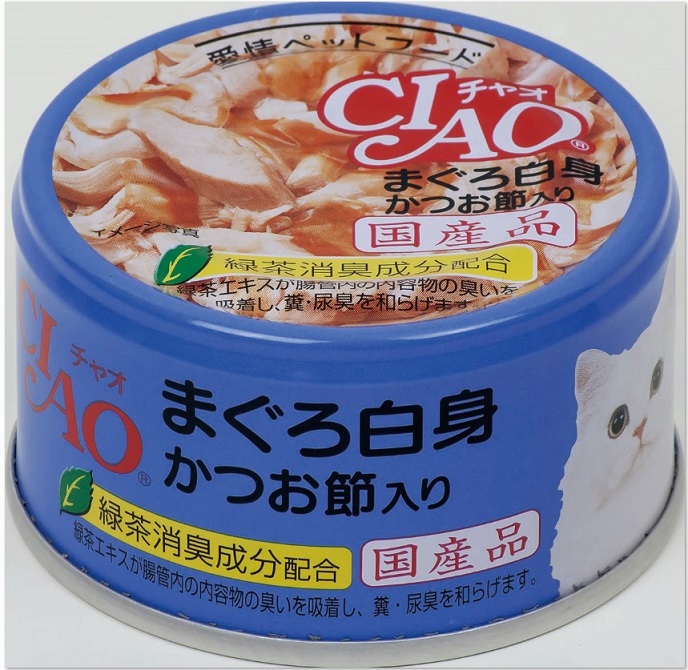 CIAO 旨定罐85號(鮪魚+柴魚片)
