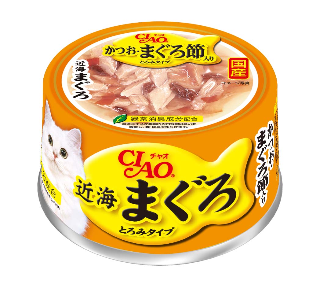 CIAO 近海鮪魚罐91號(鰹魚+鮪魚片)
