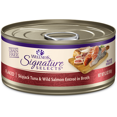SS名廚特選主食罐 鮮鮪魚片+野生鮭魚
CORE Signature Select Flaked Skipjack Tuna & Salmon