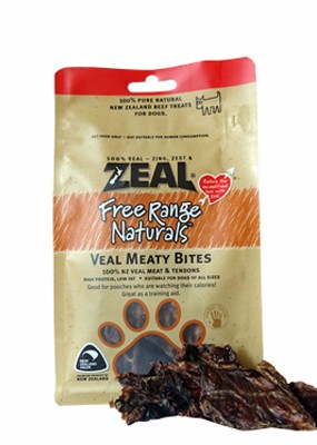 岦歐100%天然紐西蘭寵物點心[帶筋牛肉]
ZEAL VEAL MEATY BITES