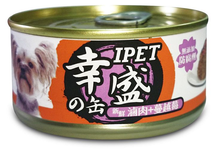 艾沛幸盛滷肉犬食罐頭110g 滷肉+蔓越莓 D1
iPet Canned Dog Food