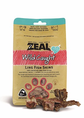 岦歐100%天然紐西蘭寵物點心[花膠鱈魚]
ZEAL LING FISH SKINS