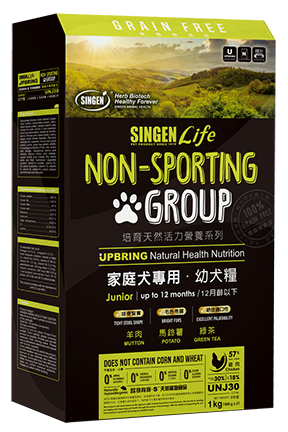 UNJ30家庭犬專用.幼犬
Upbring Natural Health Nutrition -NON-SPORTING GROUP