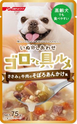 日清幸福狗大塊美食料理-高齡犬 (D36)