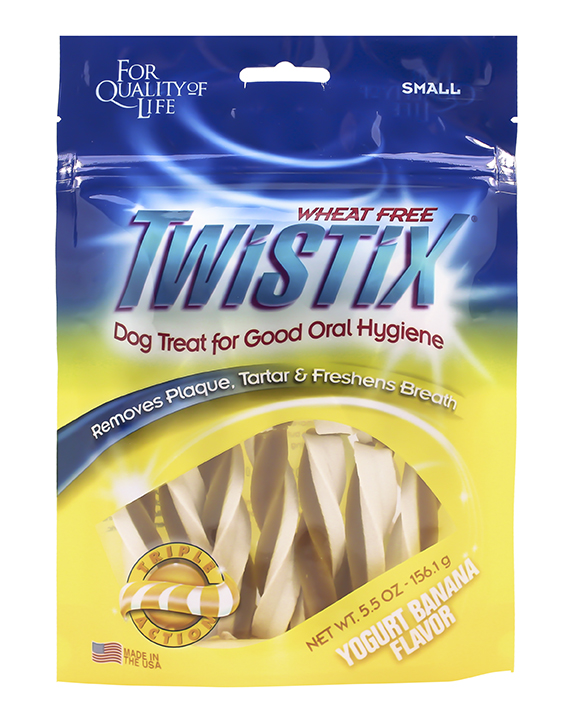特緹斯香蕉優格雞肉口味-短支
Twistix Yogurt Banana Chicken Flavor Small