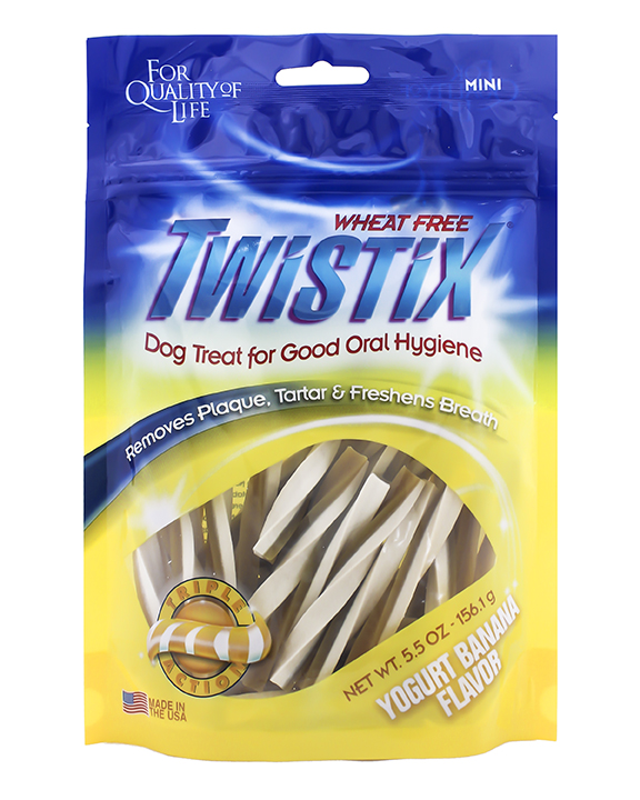 特緹斯香蕉優格雞肉口味-迷你
Twistix Yogurt Banana Chicken Flavor Mini
