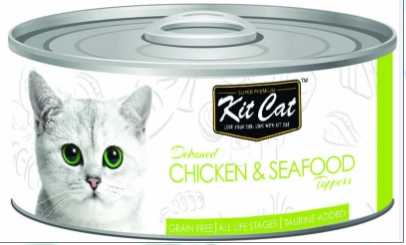 Kitcat貓罐-雞肉.海鮮
Kit Cat 80g - Deboned Chicken & Seafood Toppers