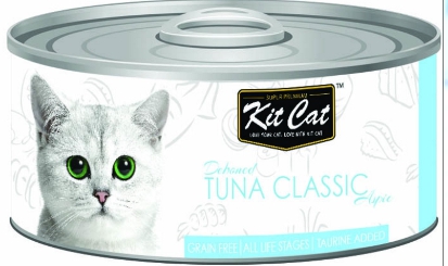 Kitcat貓罐-經典純鮪魚
Kit Cat 80g - Deboned Tuna Classic Aspic
