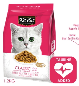 Kitcat 挑嘴貓獨享(經典32)
KIT CAT Premium Cat Food 1.2KG - CLASSIC 32