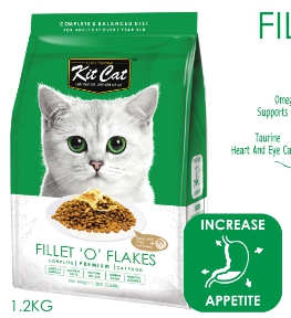 KitCat 挑嘴貓獨享(柴魚片配方)
KIT CAT Premium Cat Food 1.2KG - FILLET 'O' FLAKES