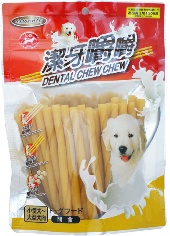 AM起司潔牙嚼嚼棒- S
Dental Chewing Straws Cheese Flavor - S