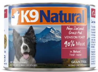 紐西蘭K9 Natural 鮮燉生肉主食罐-無穀鹿
K9 Natural Venison Canned