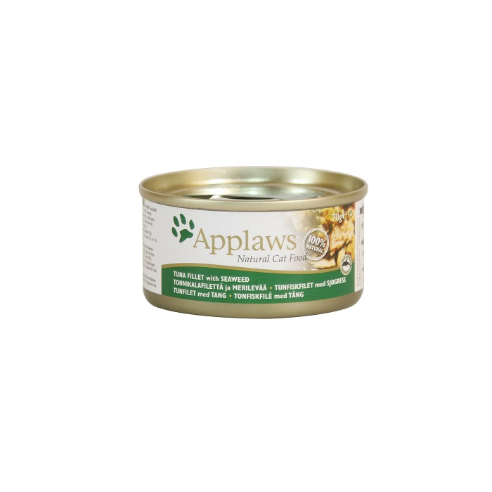 愛普士 成貓 鮪魚紫菜
Applaws Natural Cat Food - Tuna Fillet & Seaweed
