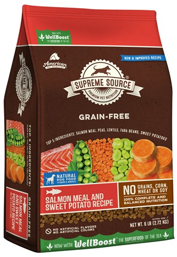 紐健士 無穀天然犬糧 鮭魚+蔬果
Supreme Source Grain Free Salmon Meal & Sweet Potato