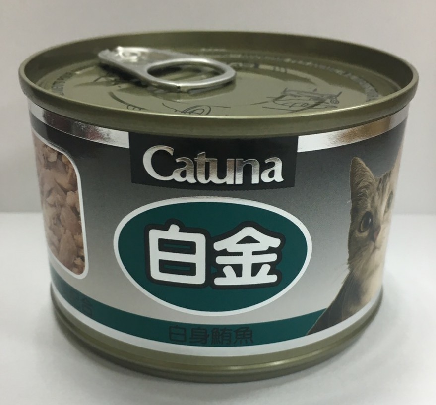開心白金大貓罐170g-白身鮪魚
canned cat food