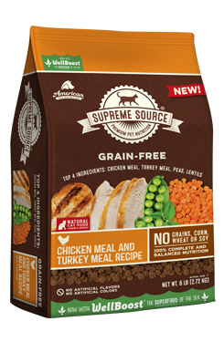 紐健士 無穀天然貓糧 雞肉+火雞+蔬果
Supreme Source Grain Free Chicken Meal & Turkdy Meal Recipe