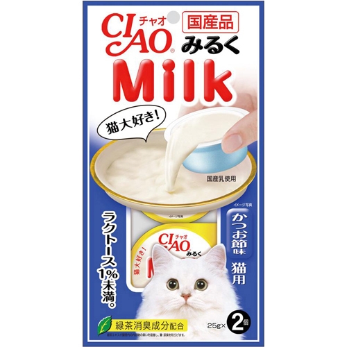 CIAO牛奶小圓杯 .柴魚25ｇ×2個4901133656187
