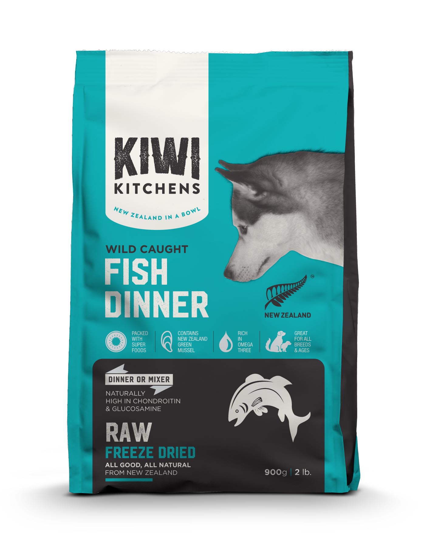 奇異廚房 鮮肉生食饗宴 野撈鮮魚佐鮭魚綠唇貝
Kiwi Kitchens Fish Dinner