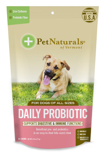 寶天然 腸胃好好犬嚼錠
Pet naturals Daily Probiotic