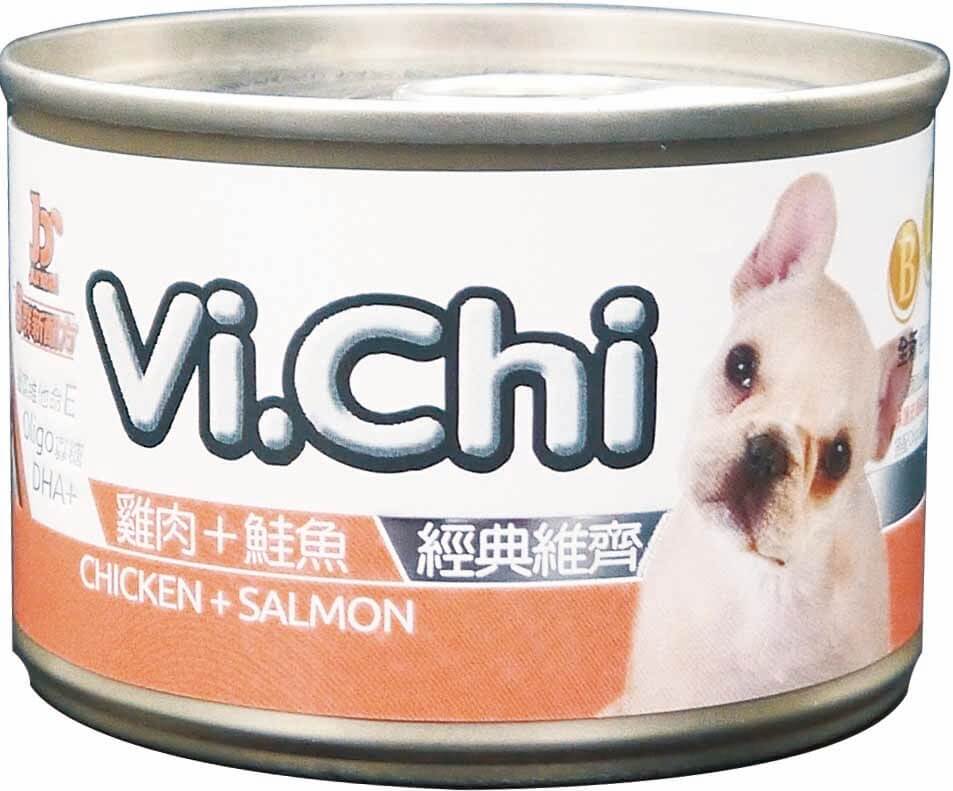 經典維齊 (雞肉+鮭魚) 160G
Vi.Chi dog can (chicken+salmon)