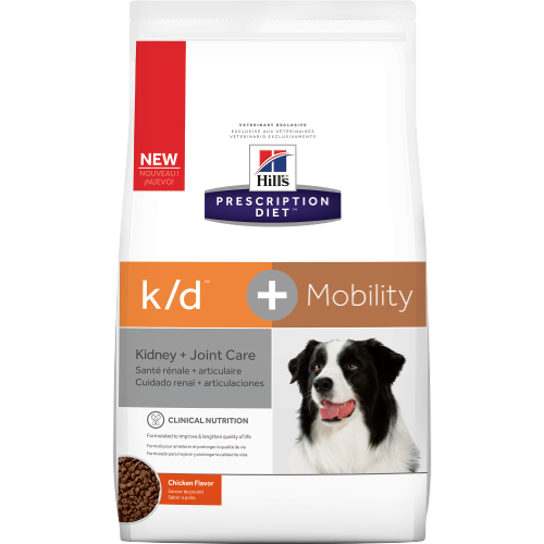 希爾思™處方食品犬 k/d™+關節活動力
Prescription Diet k/d+mobility Canine