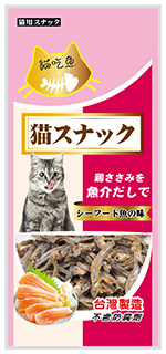 貓吃魚 丁香魚-小