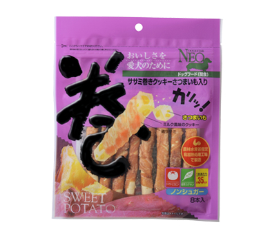 NEO雞肉酥脆捲餅(蕃薯)
NEO chicken crisp stick(sweet potato)