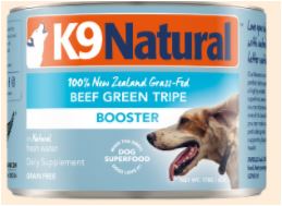紐西蘭K9 Natural 鮮燉生肉狗罐-無穀牛肚
K9 Natural - Beef Tripe - Canned