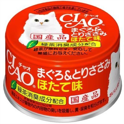 CIAO白罐鮪魚+雞肉+扇貝4901133061738