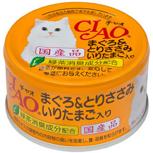 CIAO白罐鮪魚+雞肉+炒蛋4901133061721