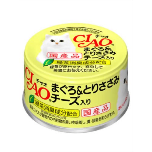 CIAO白罐鮪魚+雞肉+起司4901133061707