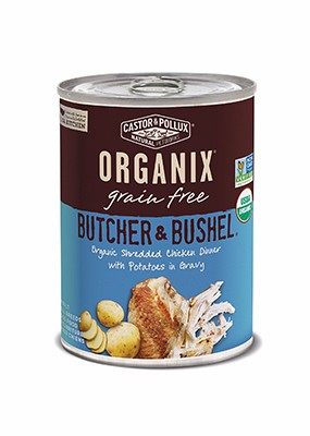 歐奇斯 有機義式鮮燉主食 無榖雞絲餐
Butcher & Bushel Grain Free Organic Shredded Chicken Dinner With Potatoes In Gravy