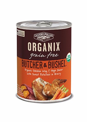 歐奇斯 有機義式鮮燉主食 無榖雞腿翅餐
Butcher & Bushel Grain Free Organic Chicken Wing & Thigh Dinner With Sweet Potatoes In Gravy
