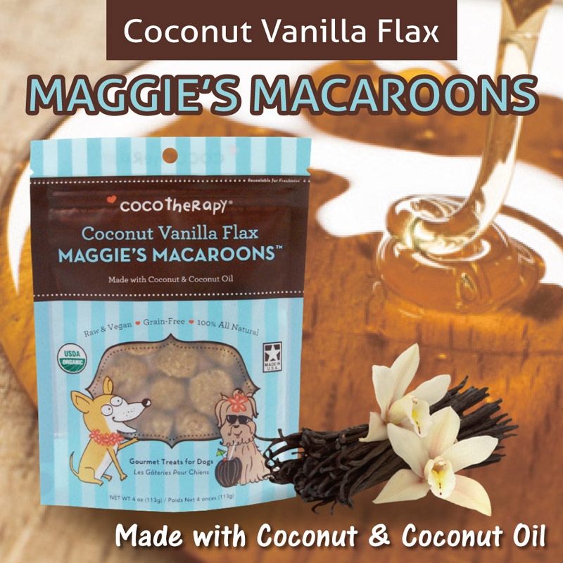 可可喜樂碧有機椰蜜糕香草亞麻
Cocotherapy Macaroons Coconut Vanilla Flax