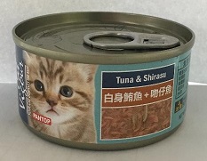 邦比貓餐罐-白身鮪魚+吻仔魚80g
PANTOP canned cat food tuna& Shirasu 80g